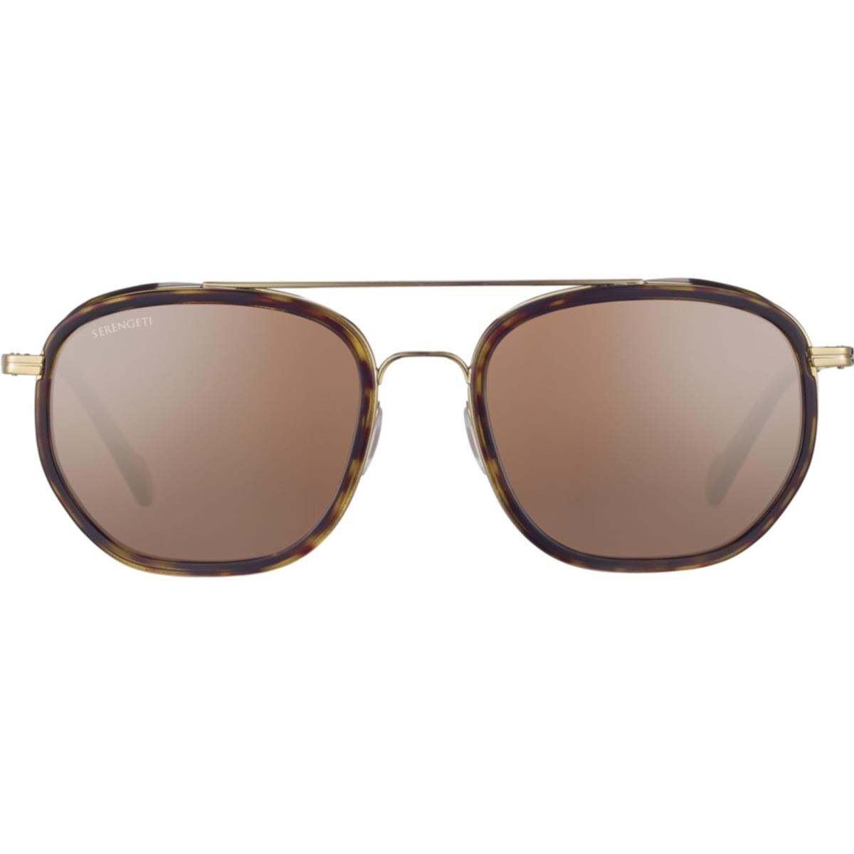 Serengeti Boron Sunglasses  Bold Gold Dark Turtoise Acetate Large